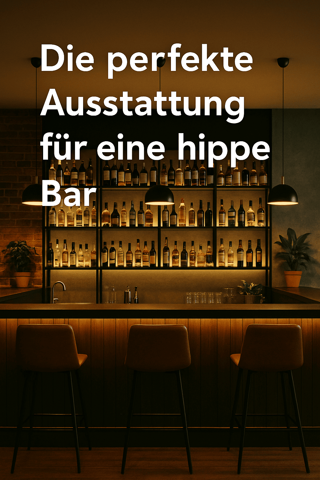 Die perfekte Ausstattung für eine hippe Bar