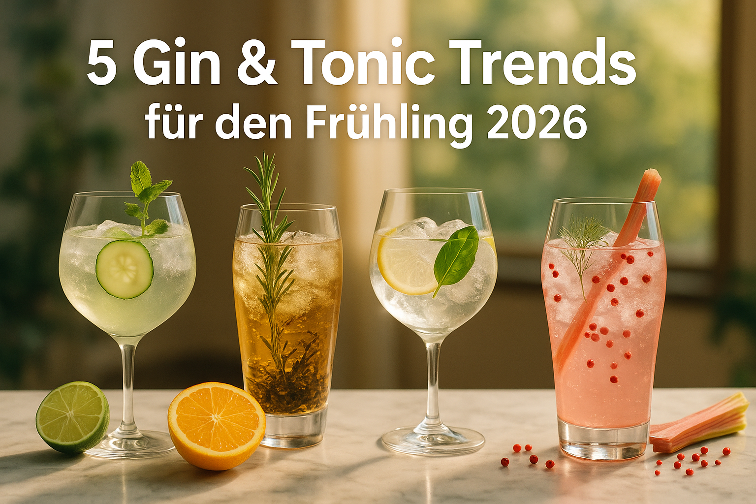 5 Gin & Tonic Trends für den Frühling 2026
